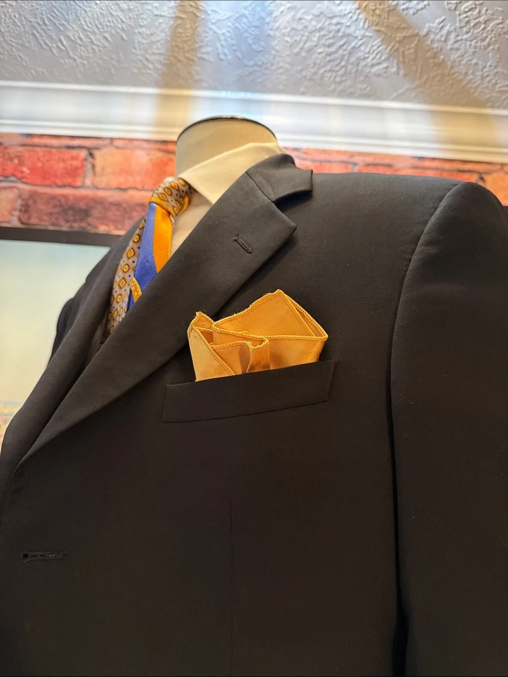 Vintage Brooks Brothers Jacket with Gold Logo Label